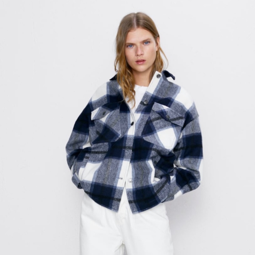 Zara plaid overshirt
